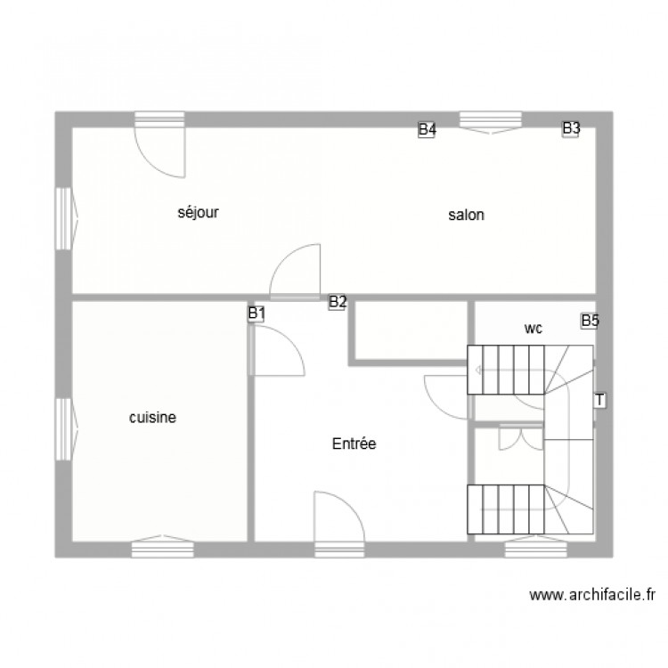 logement 4 RdC. Plan de 0 pièce et 0 m2