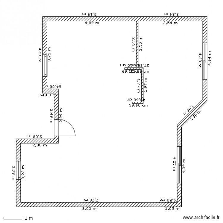 Maison. Plan de 0 pièce et 0 m2