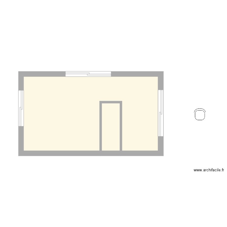 studio. Plan de 0 pièce et 0 m2