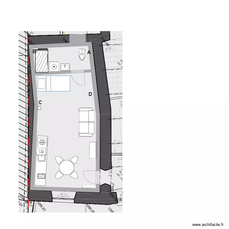 Studio - plan def 1. Plan de Studio - plan def 1. Plan de