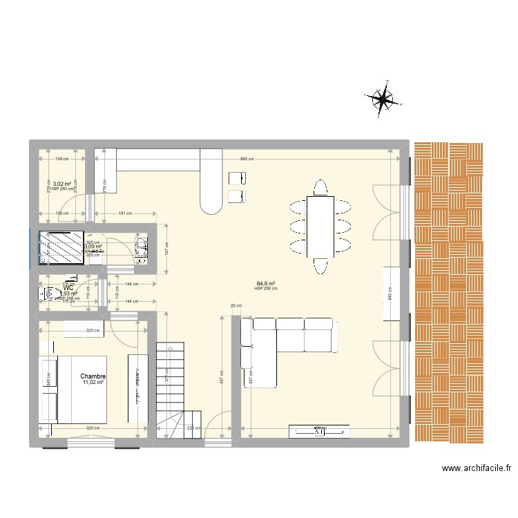 Maison29. Plan de 5 pièces et 84 m2
