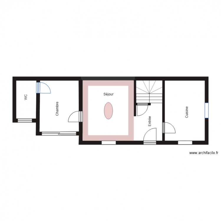 GAMBETTA RDC. Plan de 0 pièce et 0 m2