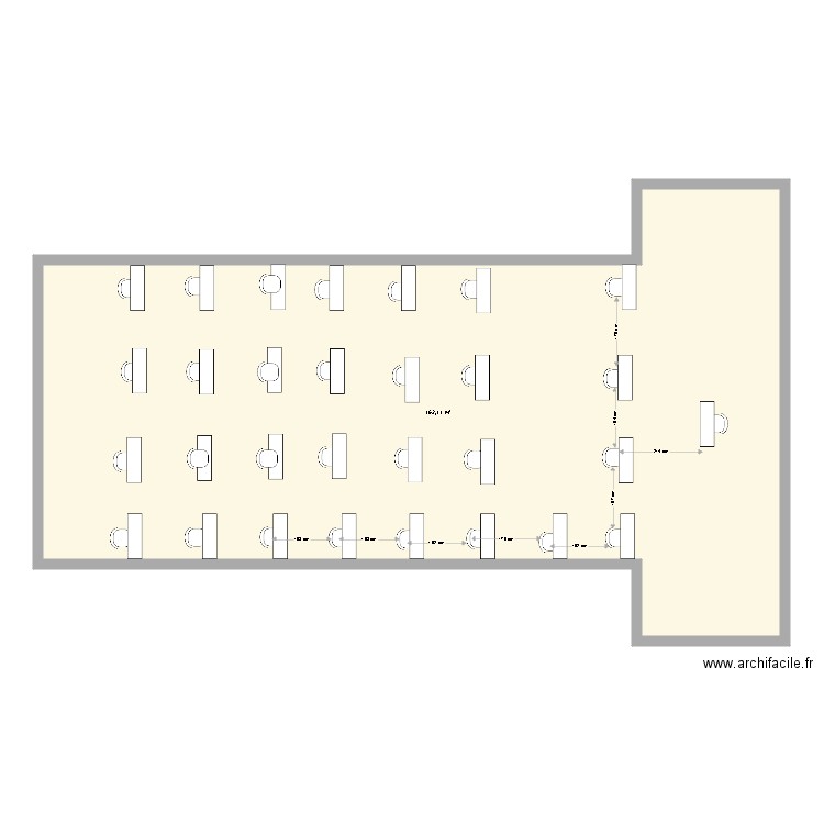 408 en école 25 personnes. Plan de 0 pièce et 0 m2