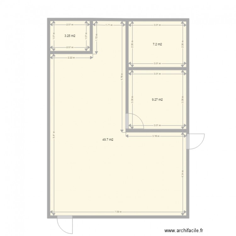 Local atelier plan actu. Plan de 0 pièce et 0 m2