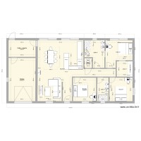 MAISON PLAIN PIED 130 M2 RECTANGLE 3 CHAMBRES