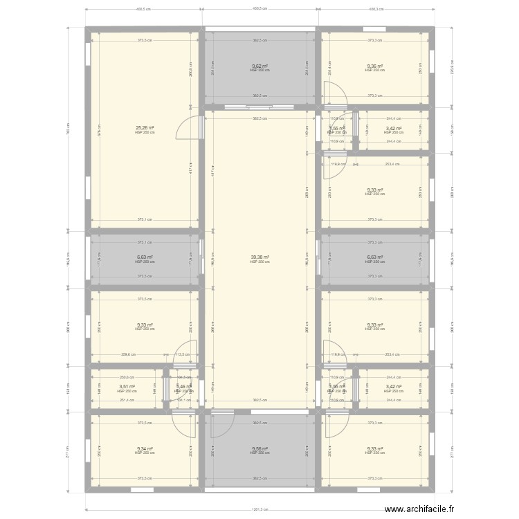 villa projet chouette . Plan de 0 pièce et 0 m2
