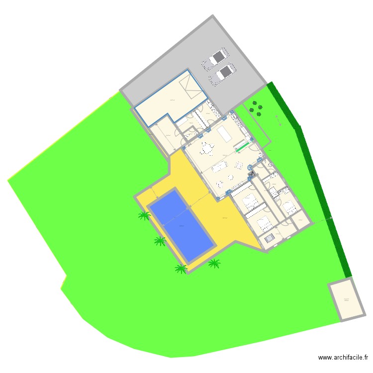 Levernois plan LB RV2. Plan de 19 pièces et 552 m2
