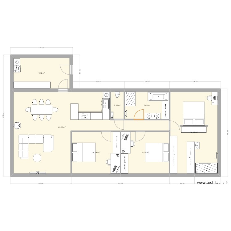 maison joris. Plan de 0 pièce et 0 m2