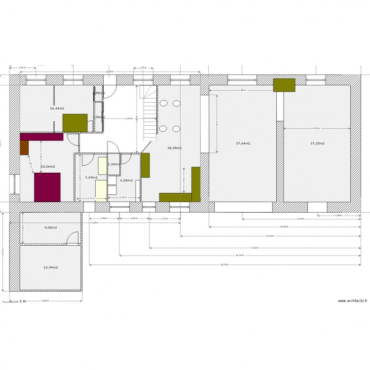 25 mars. Plan de 0 pièce et 0 m2