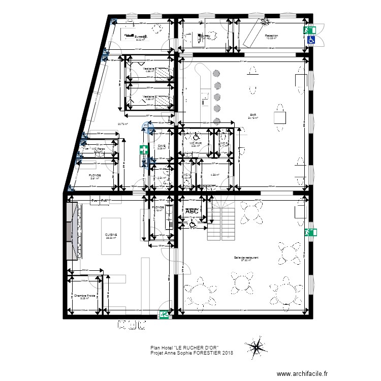 hotel le ruchet d Or. Plan de 0 pièce et 0 m2