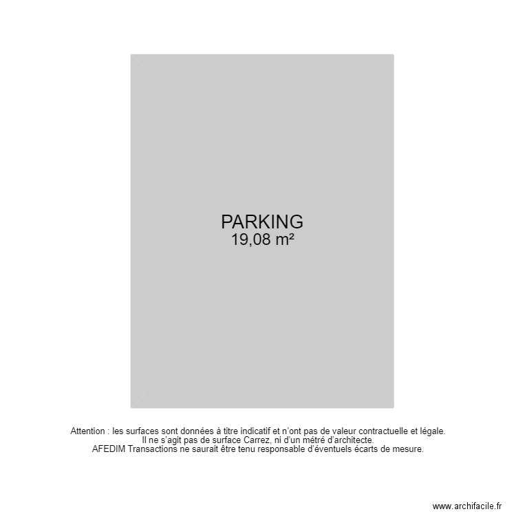 BI10128 - PARKING. Plan de 0 pièce et 0 m2