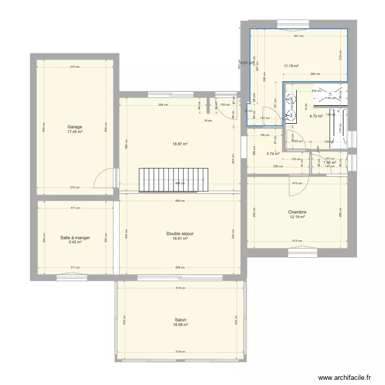 Hirondelles RDC modifi&eacute;. Plan de 