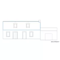 V&eacute;randa Projet Fa&ccedil;ade Sud Maison La Croixille