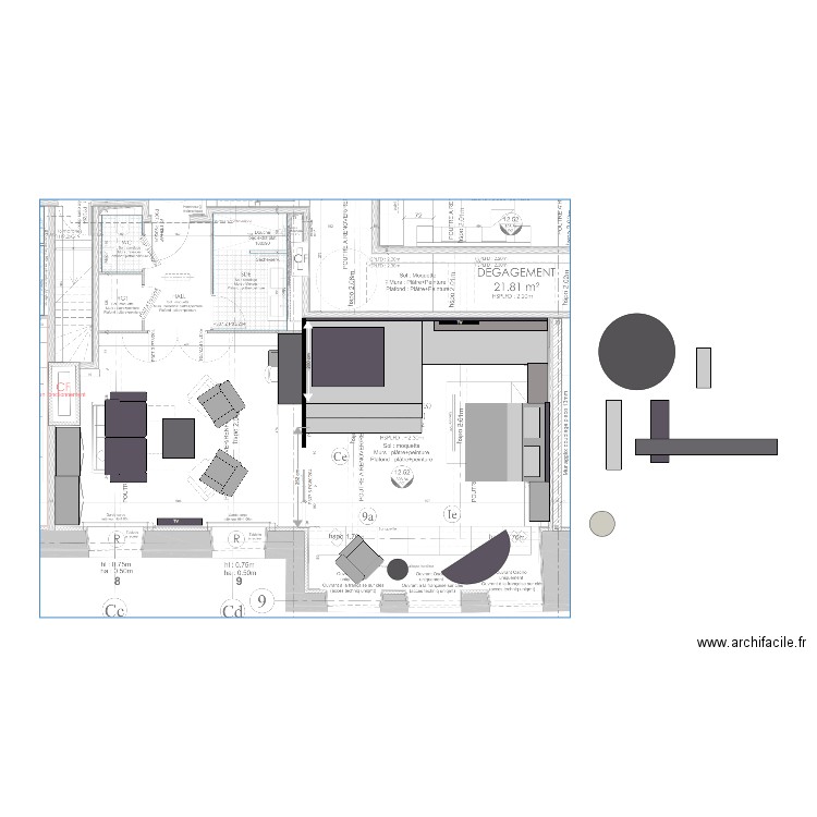 room 7 latest. Plan de 0 pièce et 0 m2