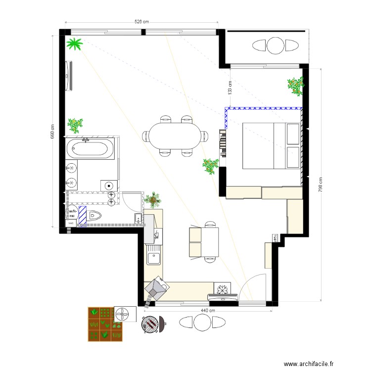 Lisa Pat v5e. Plan de 0 pièce et 0 m2