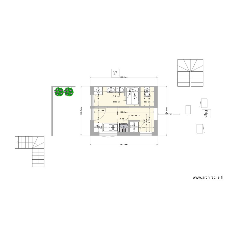 extension garage lot 5 V4. Plan de 0 pièce et 0 m2