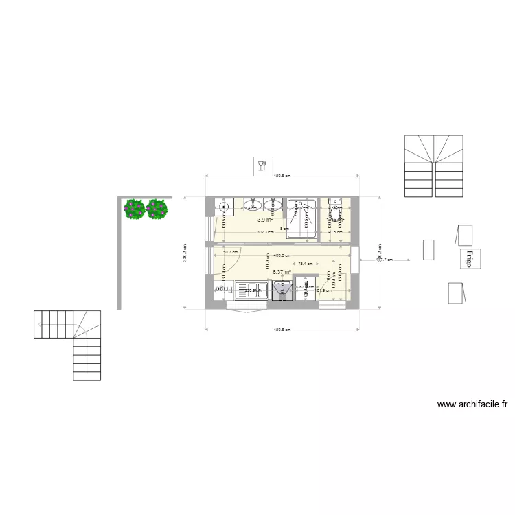 extension garage lot 5 V4. Plan de 