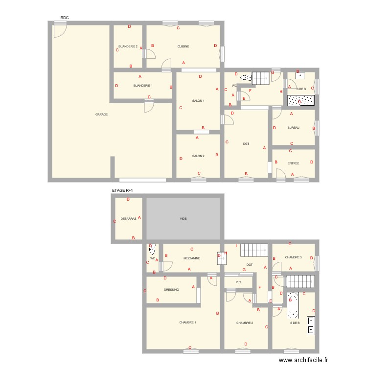 colle. Plan de 0 pièce et 0 m2