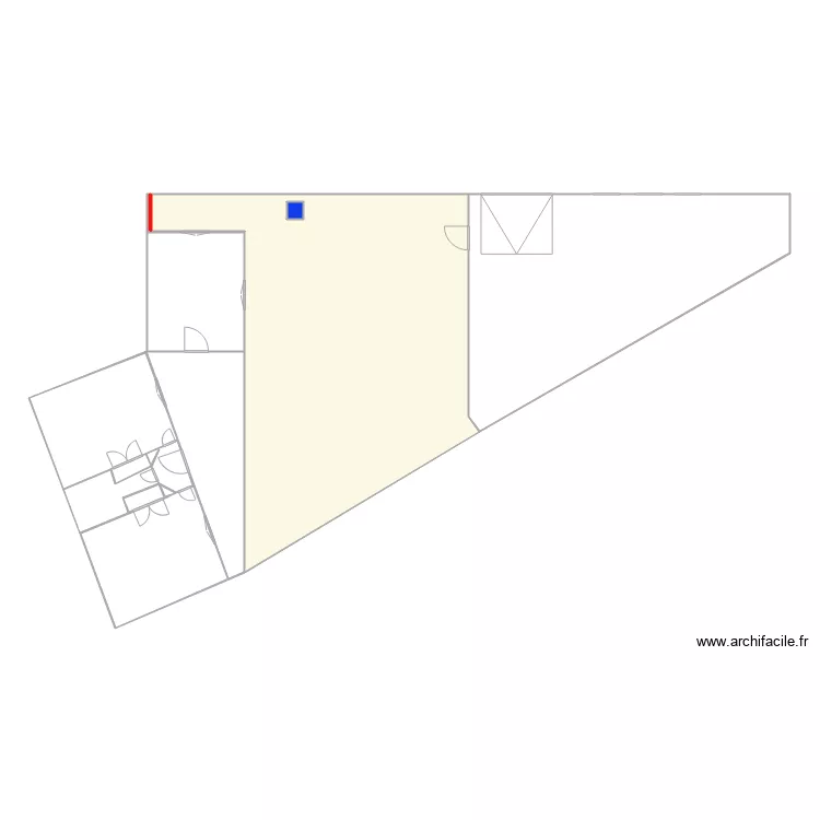 GALAND VIERGE. Plan de 