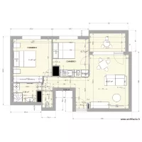 T2T3 Marlyse Mireles cuisine couloir sans ilot