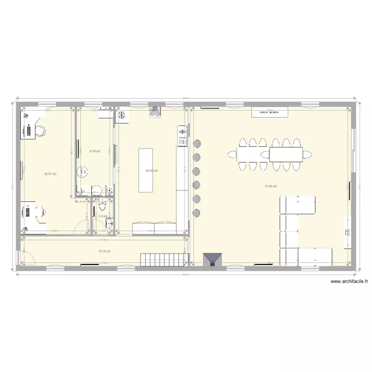 maison test2. Plan de 