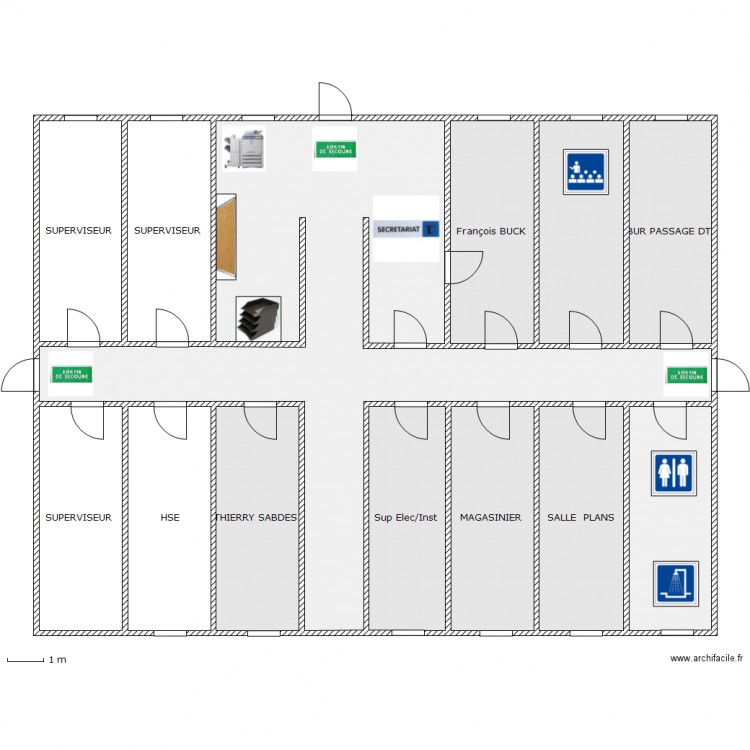 Base Vie Chantier. Plan de 0 pièce et 0 m2
