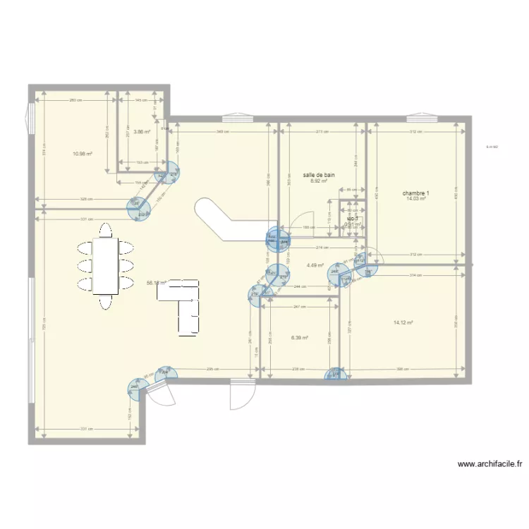 maison muy 19. Plan de 