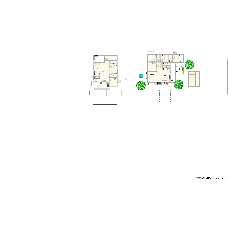 casarstic. Plan de 19 pièces et 235 m2