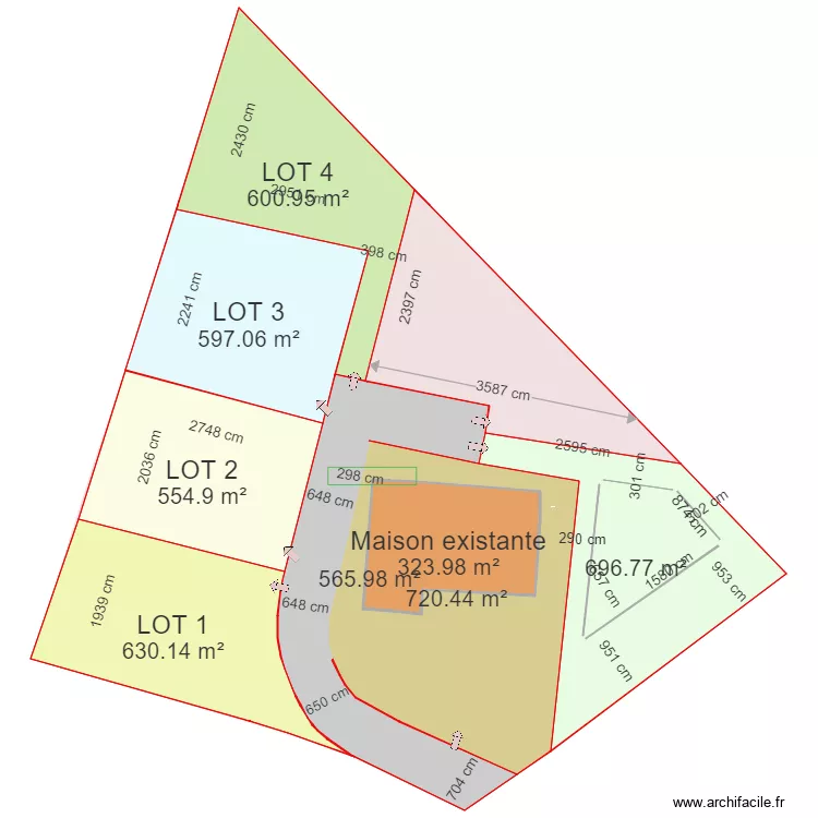 Rieumes - 935 rte Ste Foy v5. Plan de 