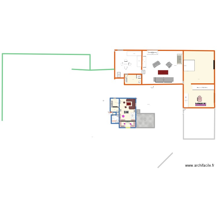 nounou news. Plan de 0 pièce et 0 m2