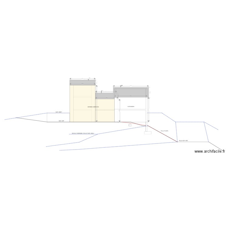 colombani plan paysager existant. Plan de 0 pièce et 0 m2