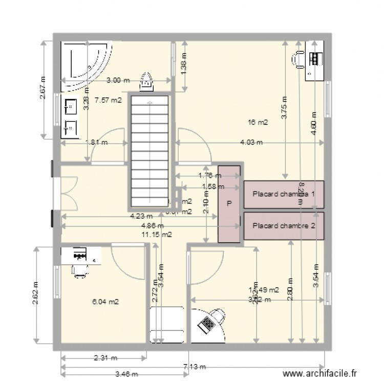 faire poutrelle en beton en 1er etage. Plan de 0 pièce et 0 m2