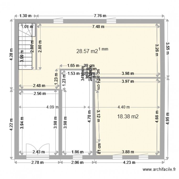 1412PLAN du sous sol. Plan de 0 pièce et 0 m2