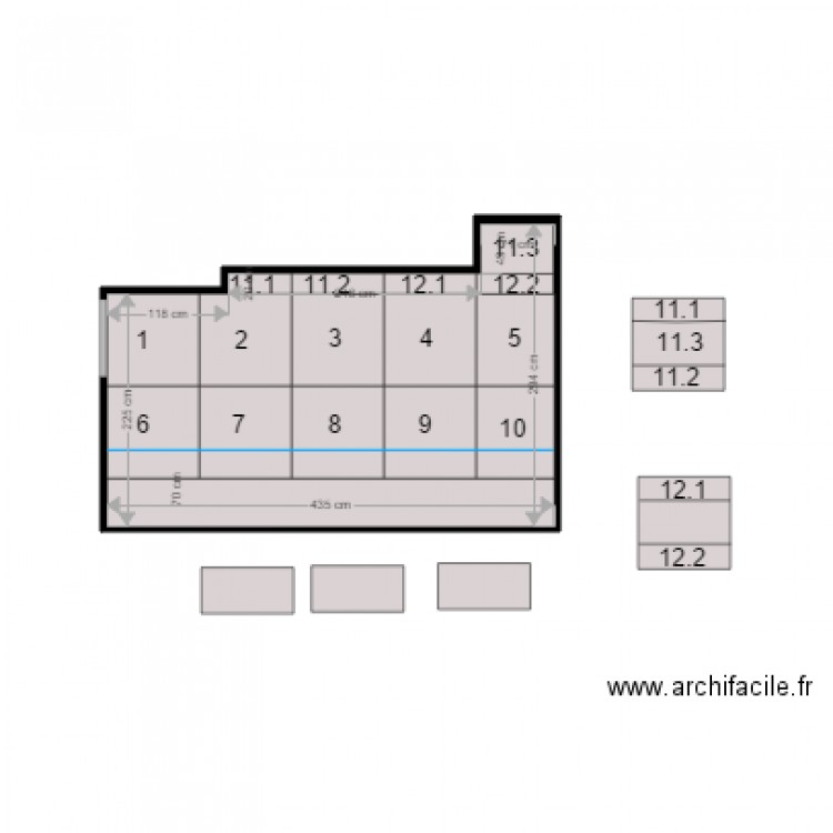 Cuisine Carrelage. Plan de 0 pièce et 0 m2