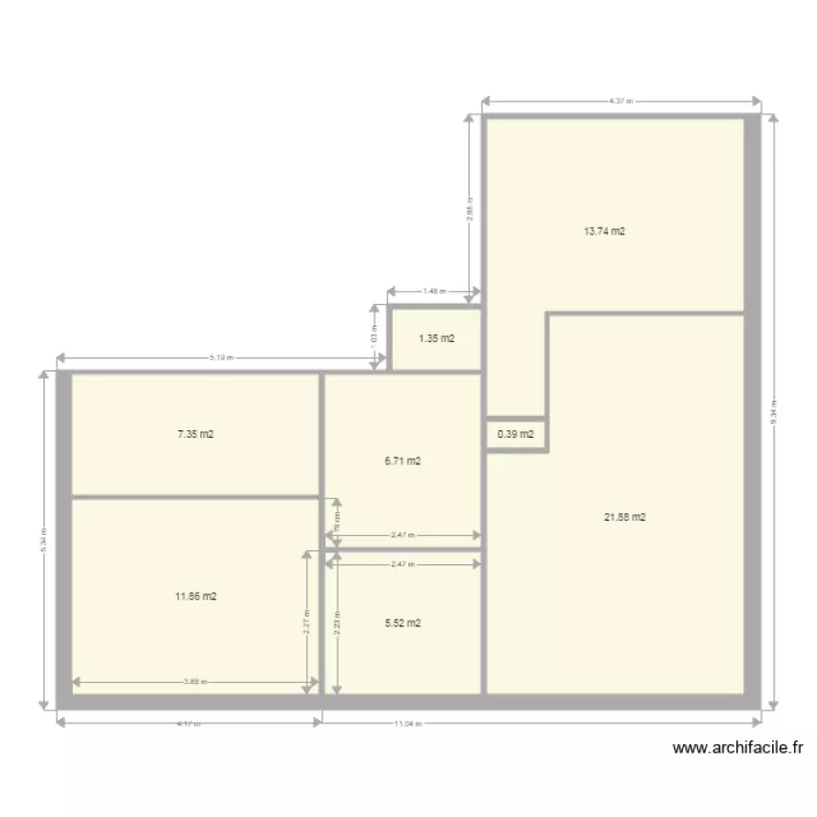 MIDI TURENNE. Plan de 