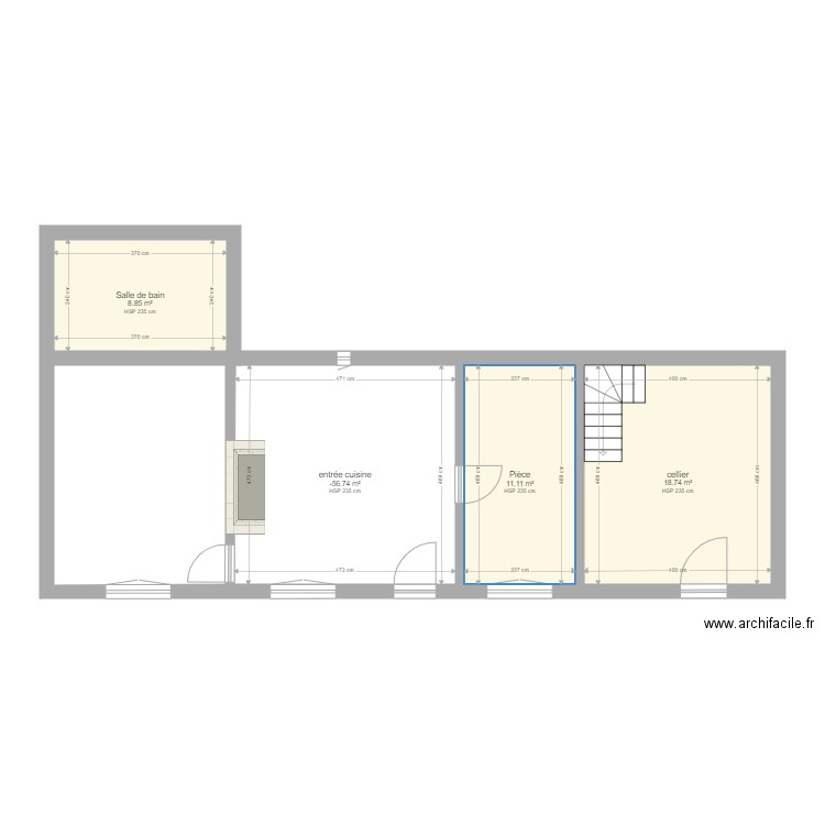 lintot rez de chaussée plans futurs. Plan de 0 pièce et 0 m2