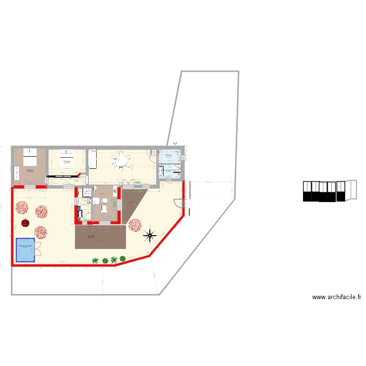 Extension SGDD Plan Version Janvier 2022 V7. Plan de 14 pièces et 221 m2