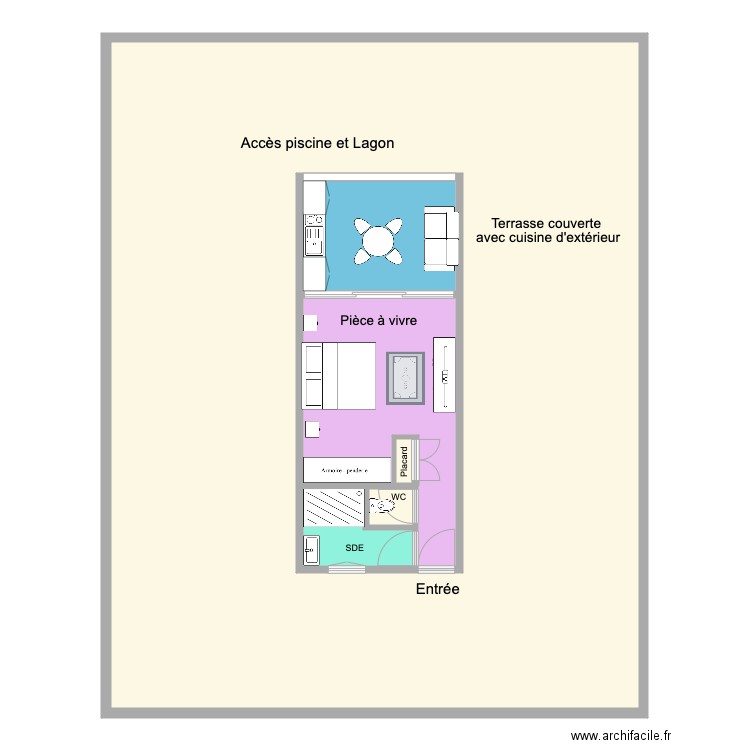 mathieu laude . Plan de 6 pièces et 291 m2