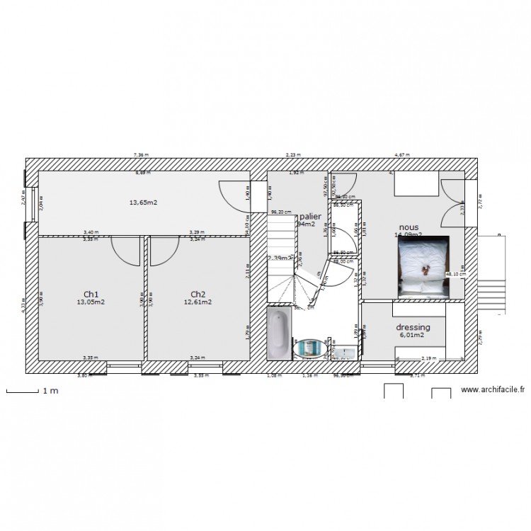 etage 01. Plan de 0 pièce et 0 m2