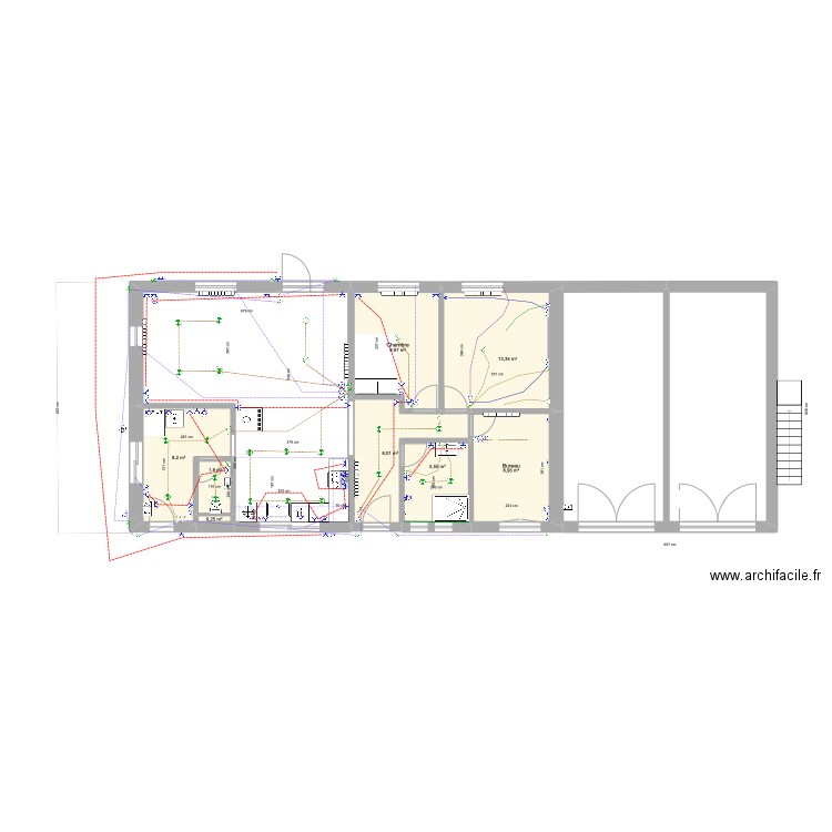 Plan vierge. Plan de 0 pièce et 0 m2