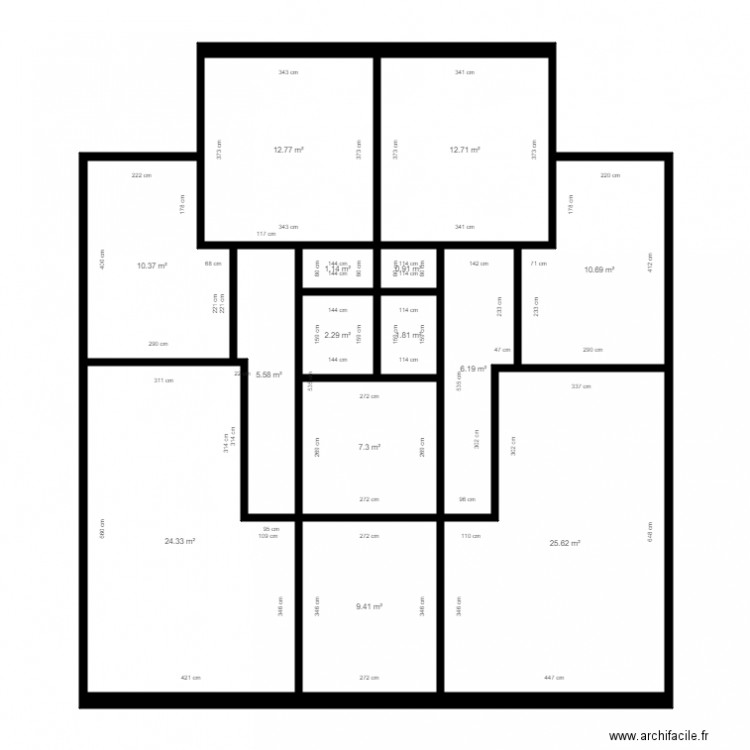 presbytere. Plan de 0 pièce et 0 m2