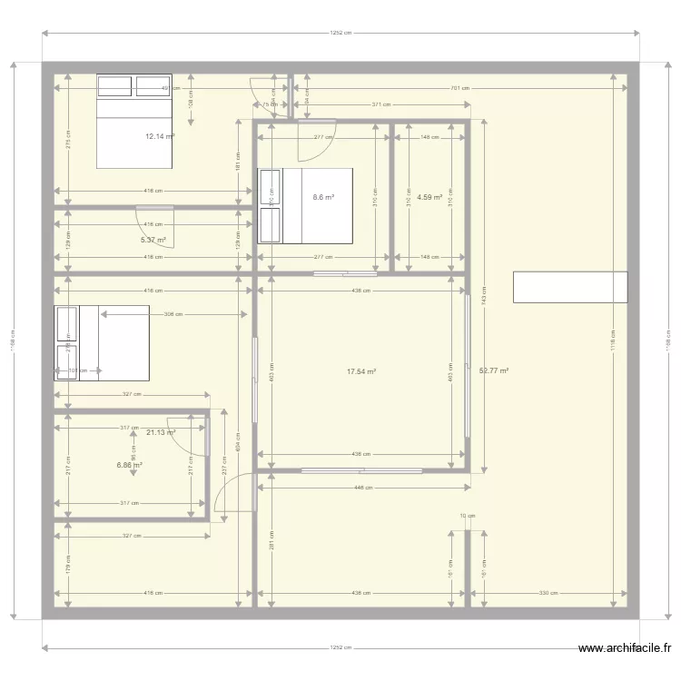 A CONSTRUIRE 140 M. Plan de 