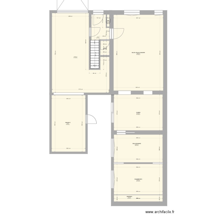 hesdigneul extension. Plan de 0 pièce et 0 m2