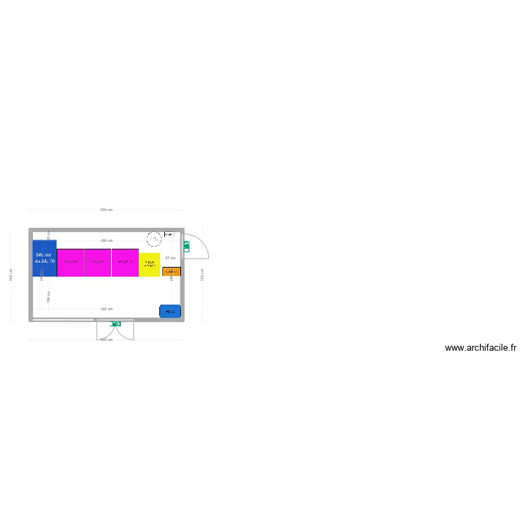 bungalow LE PELERIN . Plan de 