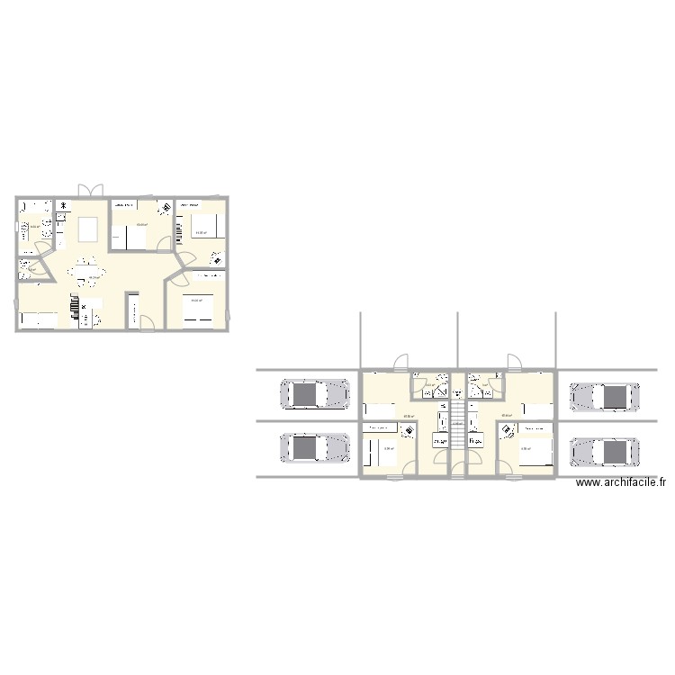 etage. Plan de 0 pièce et 0 m2