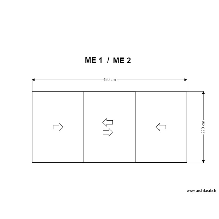 Menuiseries Exterieures Aluminium ME1 ME2. Plan de 0 pièce et 0 m2