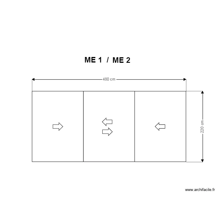 Menuiseries Exterieures Aluminium ME1 ME2. Plan de Menuiseries Exterieures Aluminium ME1 ME2. Plan de