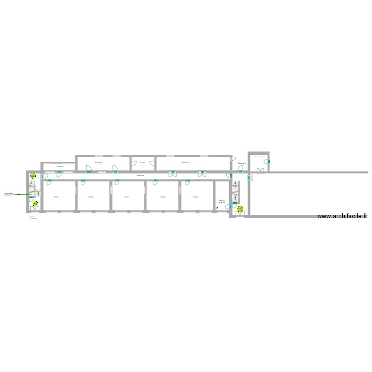 Ecole de La Calamine  Bâtiment A  PUS 00. Plan de 0 pièce et 0 m2