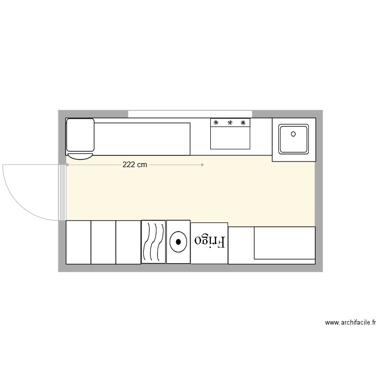 SNACK LE K. Plan de 0 pièce et 0 m2