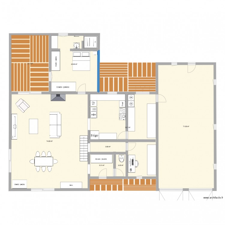 Projet à idées. Plan de 0 pièce et 0 m2